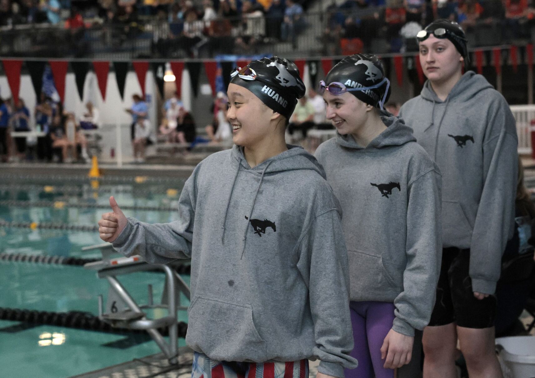 Clayton takes second place in Class 1 girls swimming and diving state finals